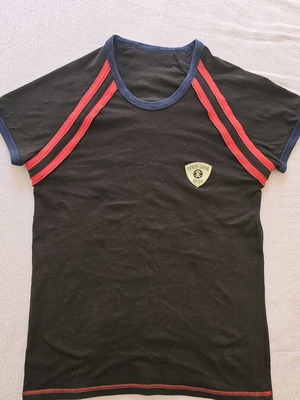 Αντρικό t-shirt Roberto Cavalli μέγεθος Medium σαν καινούργιο, μαύρο, στενή γραμμή