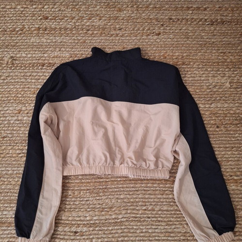 Adidas Originals Women's Half Zip Crop Top New, Technical Fabric