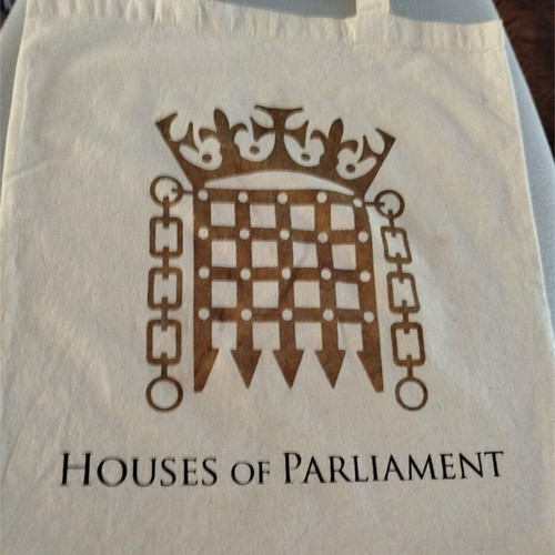 Houses of Parliament canvas shoulder bag like new