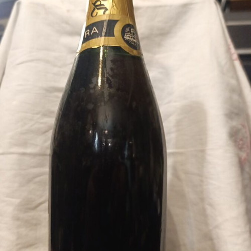 Vintage Castillo Perelada Cava Extra Seco bottle 1980s new