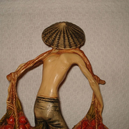 Vintage decorative figurine used 30cm 14cm