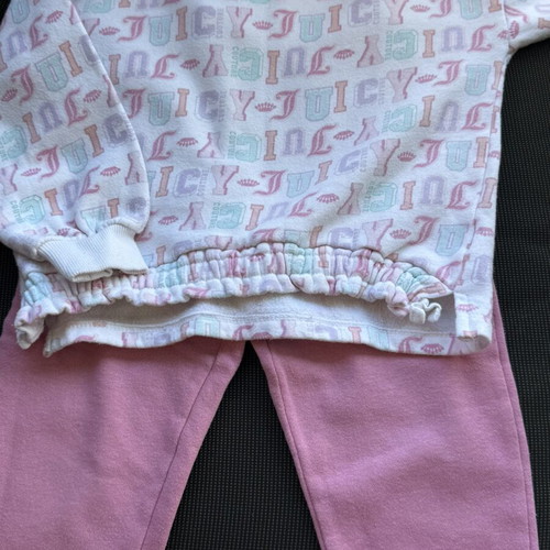Juice Couture set for 4-year-old girls, like new, white and pink