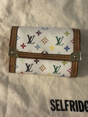 Louis Vuitton Limited Edition Murakami Multicolor Mini Wallet like new