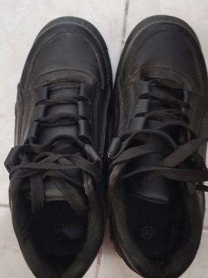 Platform shoes size 40, like new, black