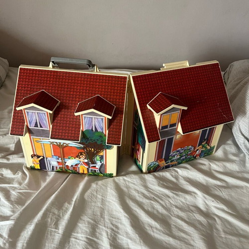 Playmobil house used, empty with all pieces
