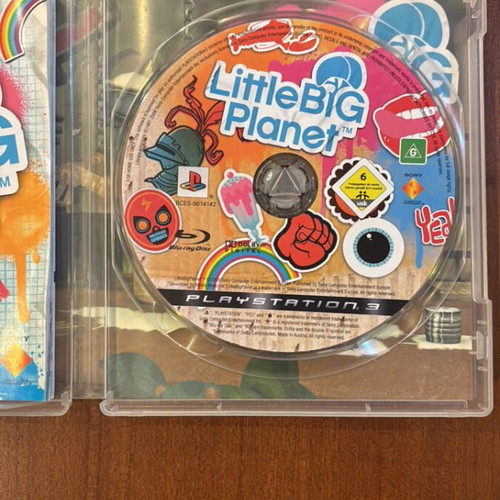LittleBigPlanet PS3 game used with manual