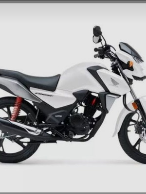 Honda CBF 125 μοτοσικλέτα σε ασημί