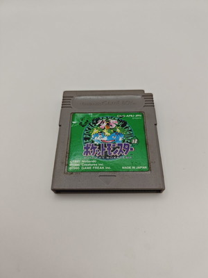 Pokemon Green Game Boy cartridge used