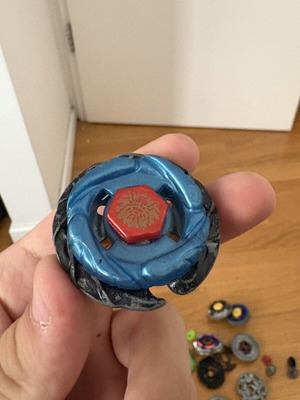 Bayblade toy used, painted and modified