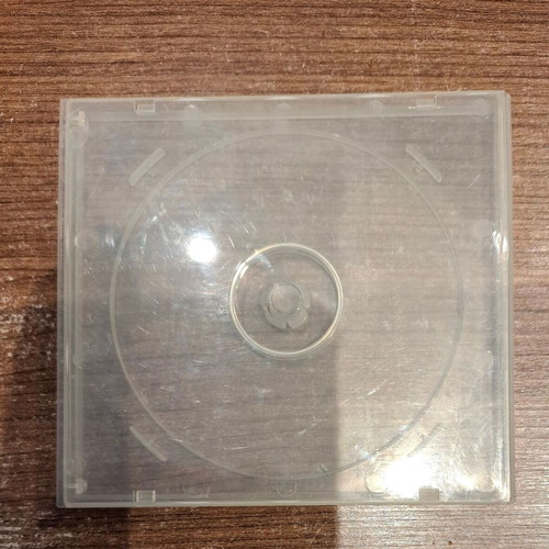 CD-DVD cases used, transparent and black, pack of 100