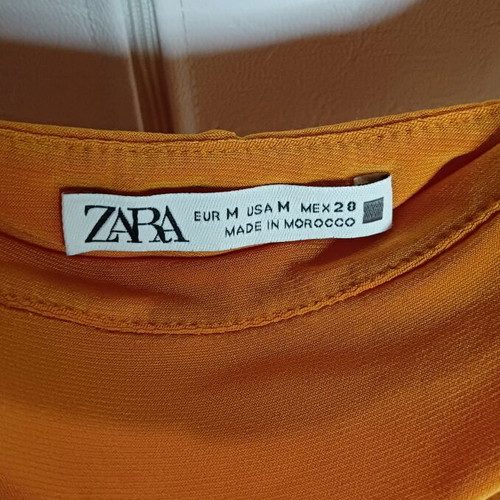 Zara dress used, orange, size M