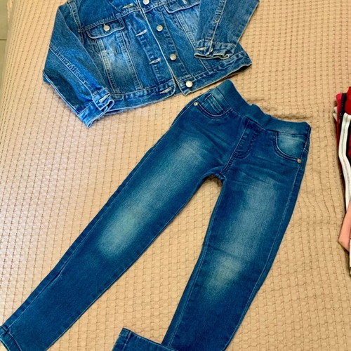 Girls' seasonal clothes size 5-6 like new, pack of 13 pieces
