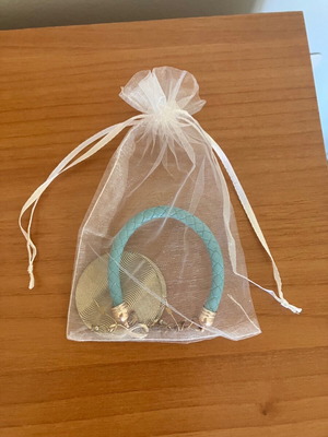 Set earrings and bracelet