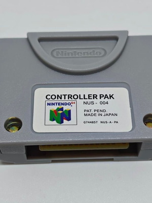 Nintendo 64 Controller Pak NUS-004 memory card like new
