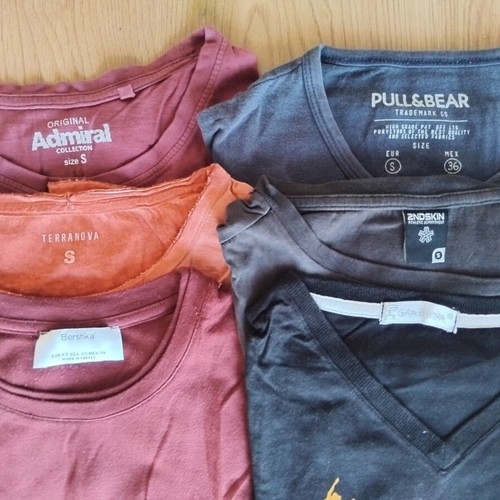 Πακέτο 6 κοντομάνικα T-shirt μέγεθος S, Admiral και άλλα