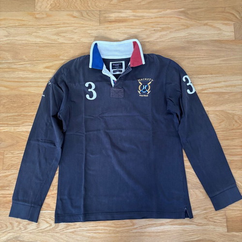 Hackett polo shirt Large like new, blue