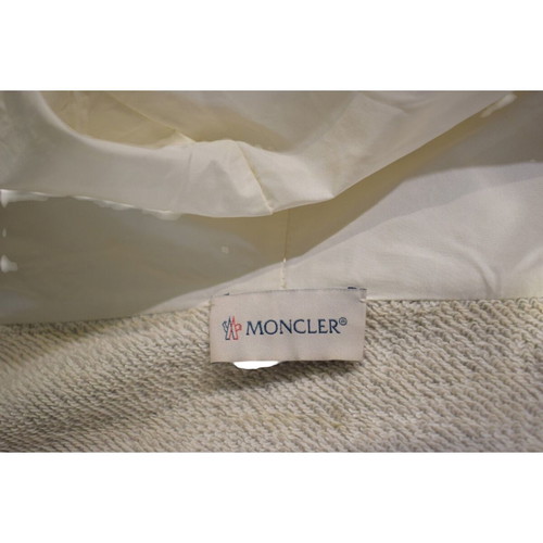 Moncler Maglia Cardigan metallic silver hoodie, size L
