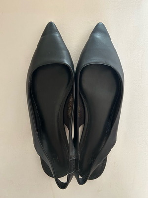 Slingback shoes H&M black size 38 like new