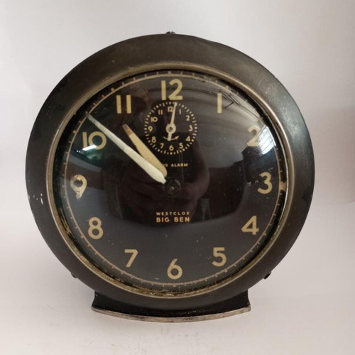 Westclox Big Ben tabletop clock used, vintage, analog, non-functional