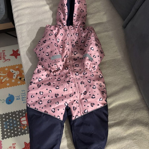 Sinsay baby winter jumpsuit size 80/86 pink blue