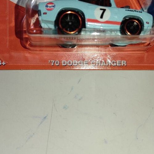 Hot Wheels 2025 Tooned *GULF* Silver series '70 Dodge Charger new