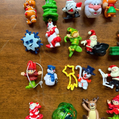 Kinder Surprise Christmas edition figures used, pack of 26