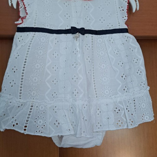 Mini Raxevsky white lace baby dress like new for 3-6 months