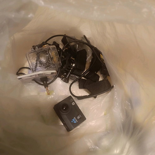 4K camera used with many accessories