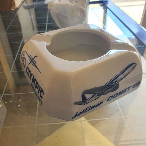 Olympic Airlines ashtray collectible like new