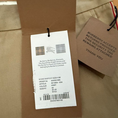 Burberry Icon Stripe shorts, beige, size L