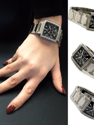 VOGUE ρολόι γυναικείο καινούργιο με Αυστριακούς κρυστάλλους και ζαφείρι