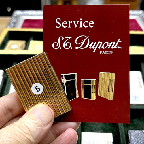 DuPont N5 gold lighter used, vintage