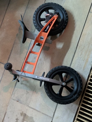 FirstBIKE Cross balance bike with brake, orange