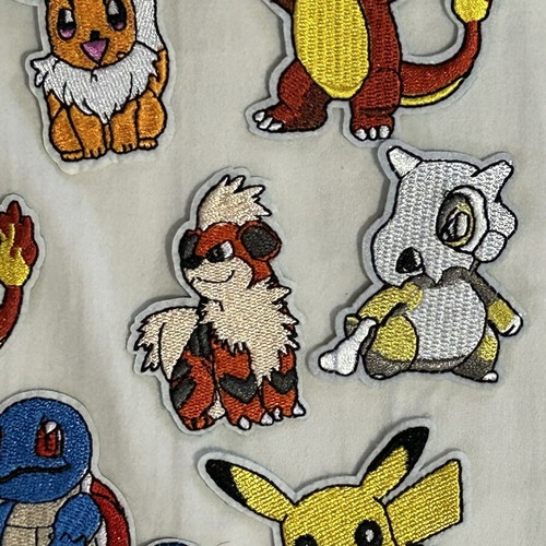 Pokemon Embroidered Patches Mix 13 pcs new