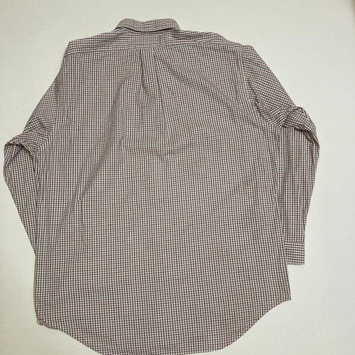 Ralph Lauren Yarmouth long sleeve shirt XL, red blue pattern, colored pony