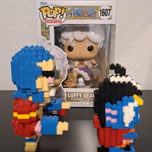 One Piece building blocks Franky and Jinbe new