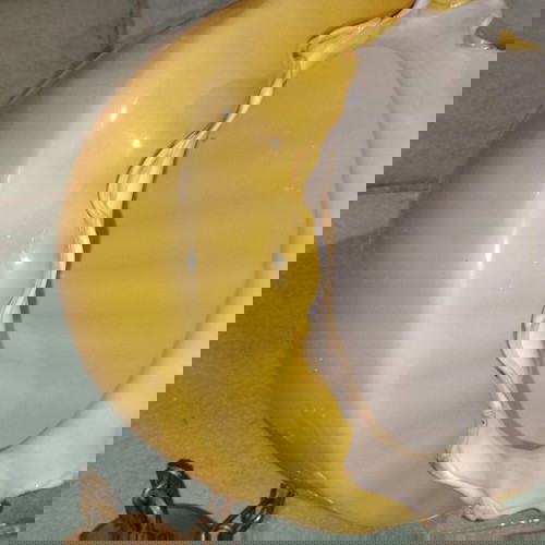 Φωτιστικό οροφής vintage retro δεκαετίας 80 μεταχειρισμένο, γυάλινο