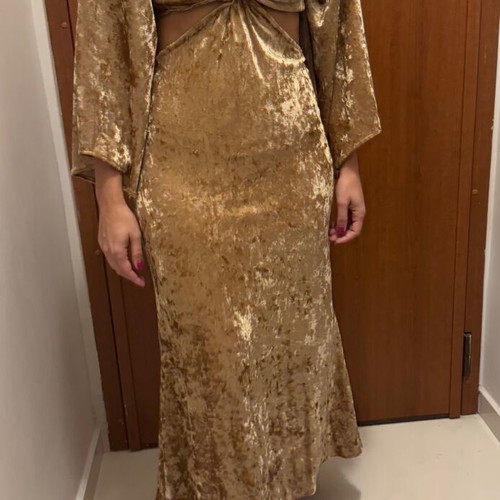 Anthe dress like new, festive, beige