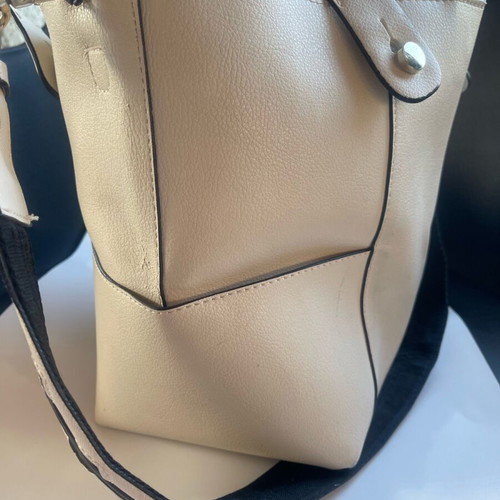 Zara Basic Collection Shoulder Bag used, white