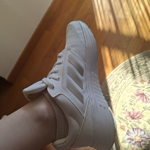 Adidas Galaxy 5 white athletic shoes like new