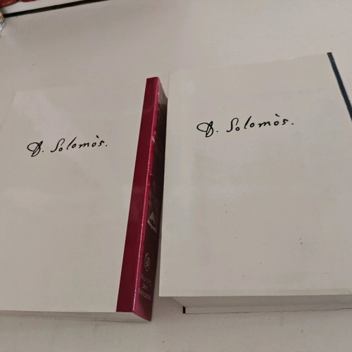 Dionysios Solomos Apanta like new, two volumes
