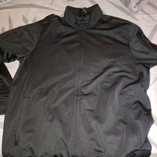 Adidas oldschool jacket black like new, size Large