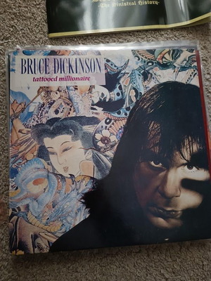 Bruce Dickinson Tattooed Millionaire βινύλιο μεταχειρισμένο, Metal