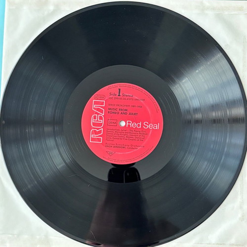 Prokofieff Romeo And Juliet vinyl used, classical music