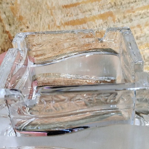 Beyer Bleikristall Germany square ashtray like new