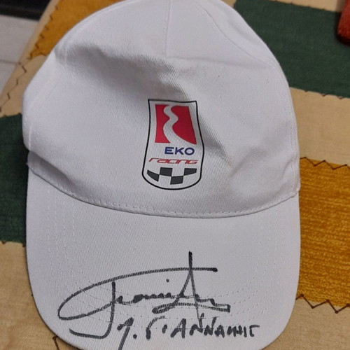 EKO Racing Cap new with Panagiotis Giannakis autograph