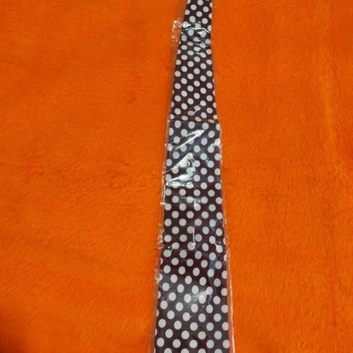Vintage Mexx Fashion polka dot tie new, burgundy and white