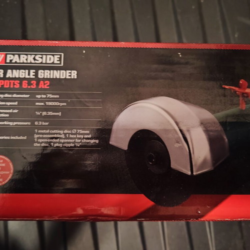 Air Angle Grinder Parkside with discs new
