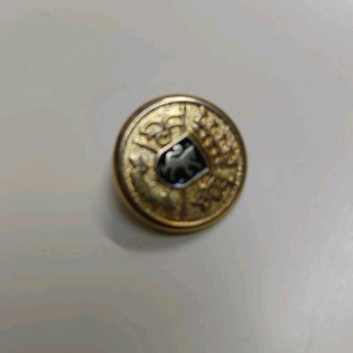 Metal button used, old collectible