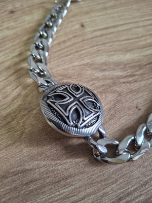 Cross Bracelet Stainless Steel New